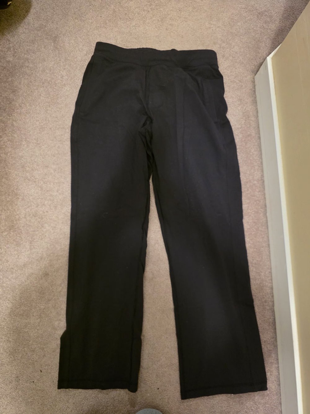 Lululemon Black Wide-Leg Sweats